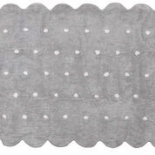 Alfombra Lavable Cookie Gris