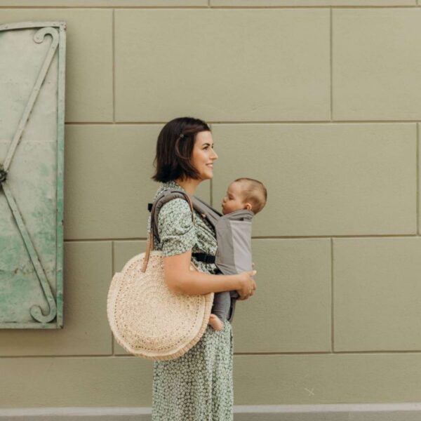 Boba Carrier 4Gs - Mochila Portabebés Gris - Imagen 2