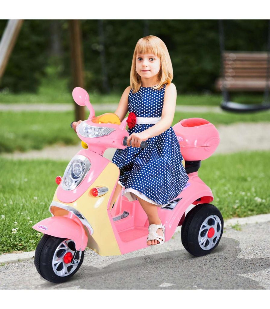 Moto Electrica Rosa 3-6 años - Nanoen