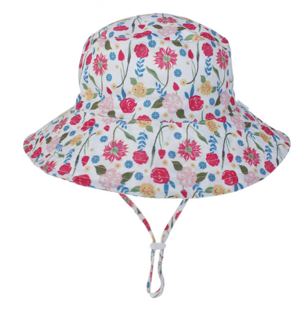 Sombrero Playa Proteccion UV Floral (6-36 meses) - Nanoen