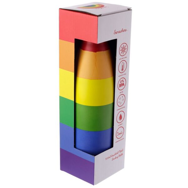 Botella Térmica Acero Inoxidable 500 ml Arcoiris - Imagen 3