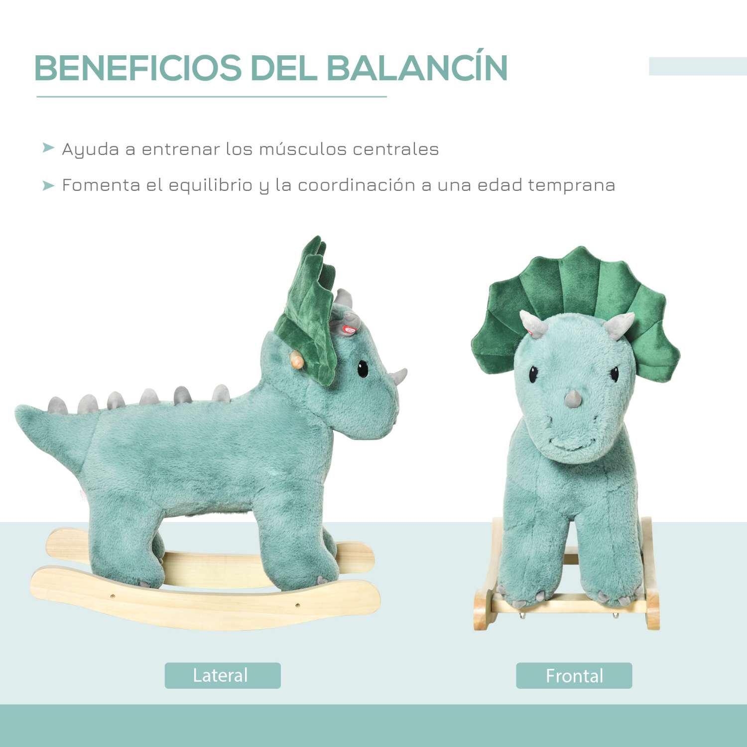 Balancin de bebe en forma Dinosaurio - Balancines - Los mejores