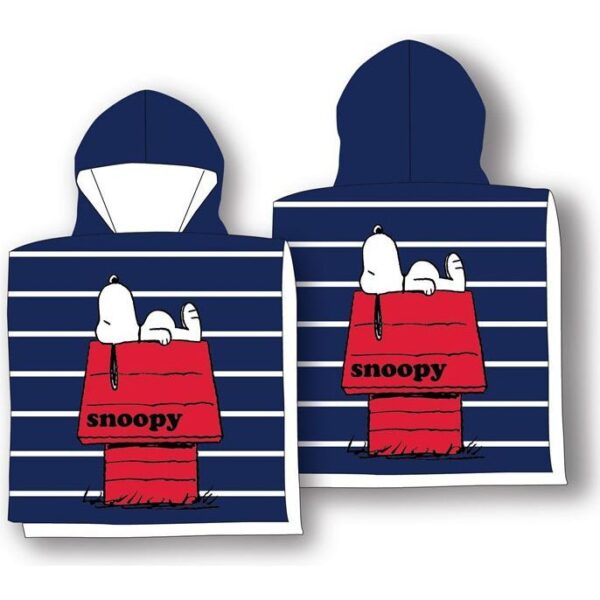 Toalla Poncho Playa o Piscina Snoopy